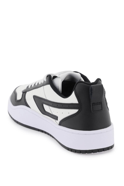 Shop Diesel Low 'ukiyo V2' Sneakers In White,black