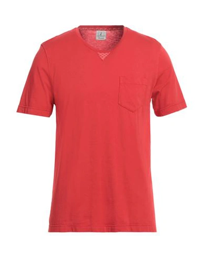 Shop Drumohr Man T-shirt Red Size L Cotton