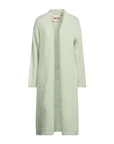 Aniye By Woman Cardigan Light Green Size Xs Wool, Alpaca Wool, Polyamide In Green