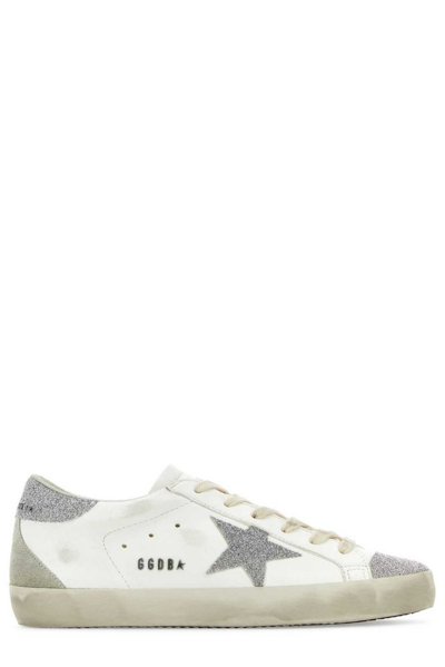Shop Golden Goose Deluxe Brand Star Patch Lace In Multi