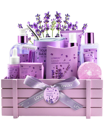 Shop Lovery Lavender Bath & Body 12pc Gift Basket