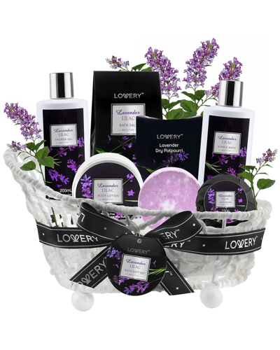 Shop Lovery Lavender Lilac Spa Kit In Purple