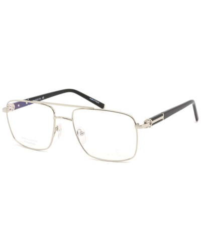 Shop Charriol Men's Pc75075 56mm Optical Frames In Silver