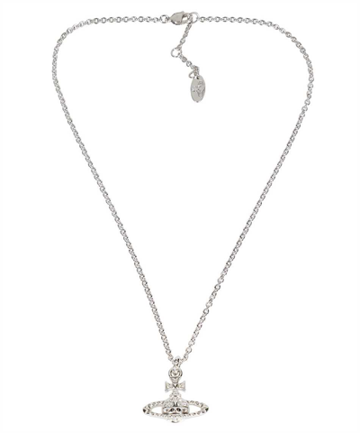 Shop Vivienne Westwood Mayfair Bas Relief Necklace In Silver