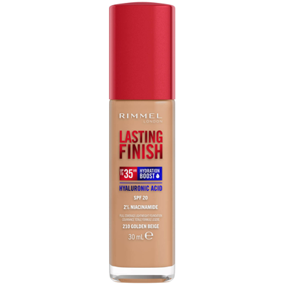 Rimmel Lasting Finish 35hr Foundation 30ml (various Shades) - 210 Golden Beige In 210 Golden Beige