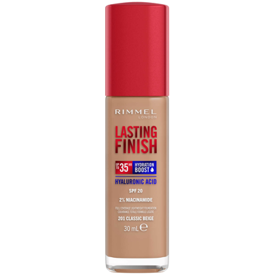 Rimmel Lasting Finish 35hr Foundation 30ml (various Shades) - 201 Classic Beige In 201 Classic Beige