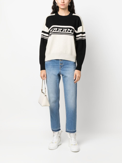 Isabel Marant Étoile Isabel Marant Etoile Black Wool-blend Sweater In 黑色