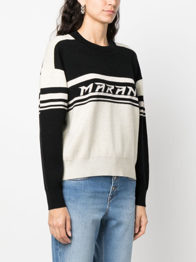 Isabel Marant Étoile Isabel Marant Etoile Black Wool-blend Sweater In 黑色