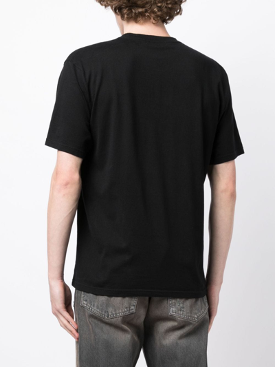 Shop Undercover Graphic-print Cotton T-shirt In Black