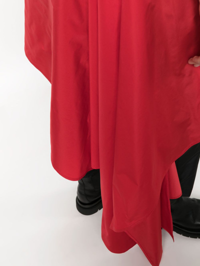 Sofie D'hoore Detachable-panel Sleeveless Blouse In Red