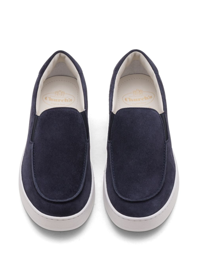 Shop Church's Slip-on Suede Sneakers In Blue