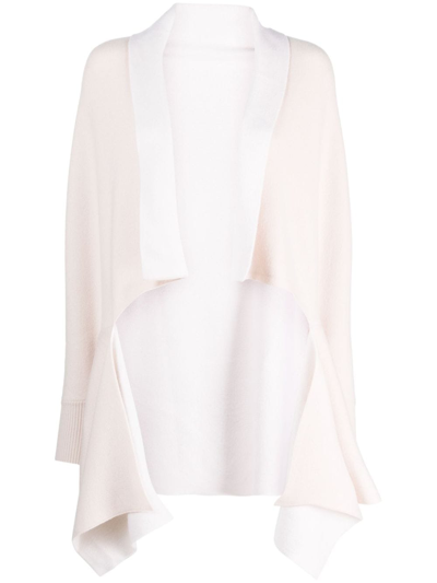 Shop Philo-sofie Shawl-lapel Cashmere Cardi-coat In Neutrals