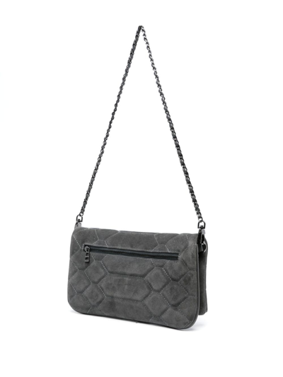 Shop Zadig & Voltaire Large Rock Quilted Crossbody Bag In Blue