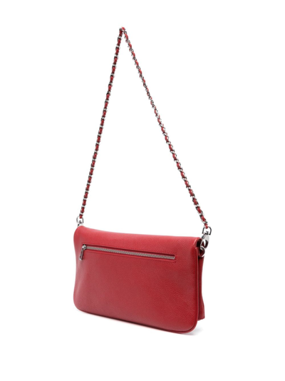 Shop Zadig & Voltaire Rock Leather Crossbody Bag In Red
