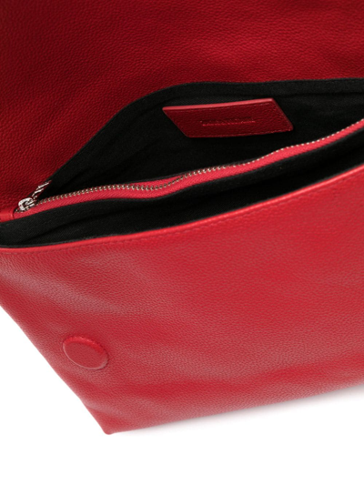 Zadig & Voltaire Rocky Leather Crossbody Bag In Red