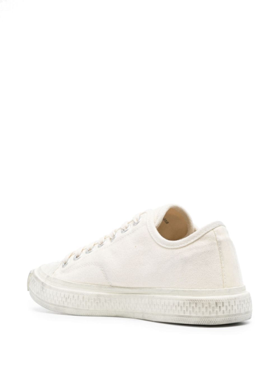 Shop Acne Studios Ballow Tag Distressed-effect Sneakers In White