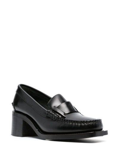 Hereu Sineu 50mm Leather Loafers In Black