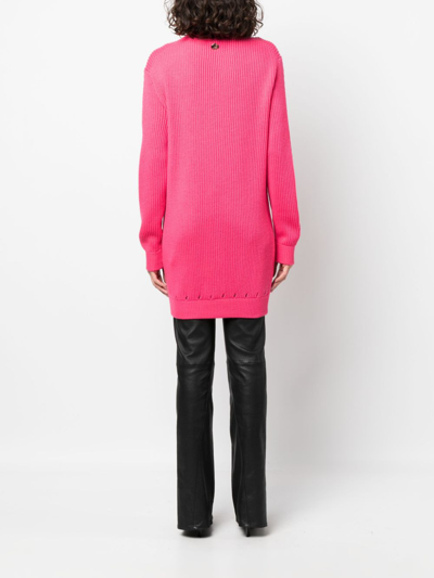 Shop Genny V.-neck Wool Jumper In Pink
