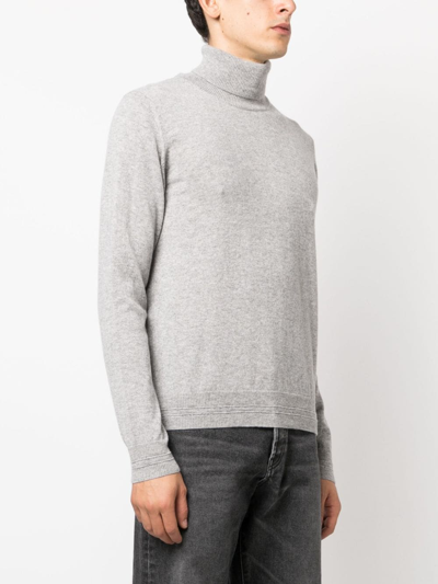 Shop There Was One Roll-neck Cashmere Jumper In Grey