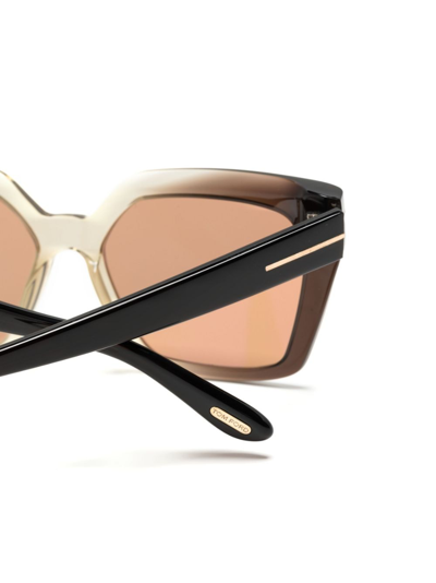 Tom Ford Winona Cat-eye Frame Sunglasses In 5347j