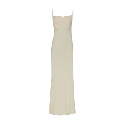 Shop Anna October Leia Maxi Dress In Ivory