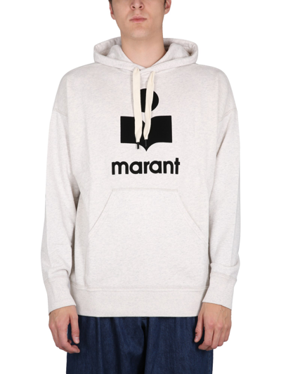 Shop Marant Miley Sweatshirt In Powder