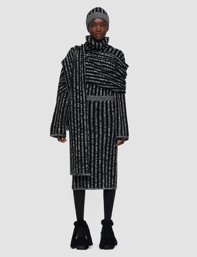 Shop Joseph Stripes Animation Skirt In Ivory Combo