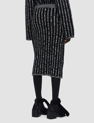 Shop Joseph Stripes Animation Skirt In Ivory Combo
