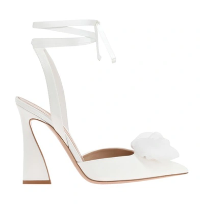 Shop Gianvito Rossi Roselyn Pumps In White