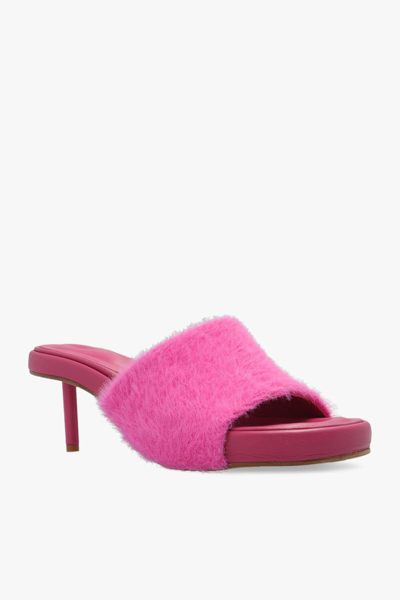 Jacquemus Argilla 55 Mules In Pink