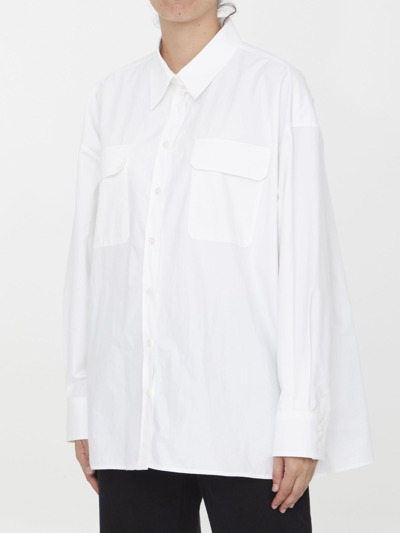 Shop Armarium Leo Pocket Shirt In White