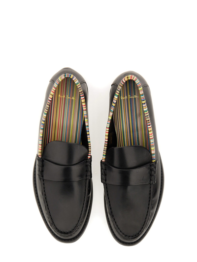 Paul Smith Cassini Signature Stripe Loafer In Nero