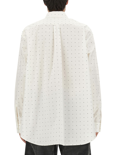 Shop Mm6 Maison Margiela Oversize Fit Shirt In Bianco