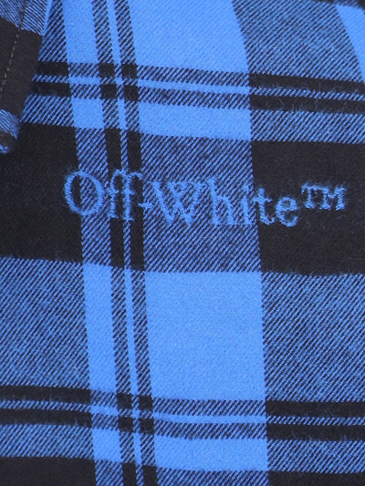 Shop Off-white Shirt In Blue