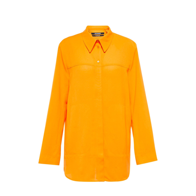 Shop Jacquemus Passio Shirt In Orange