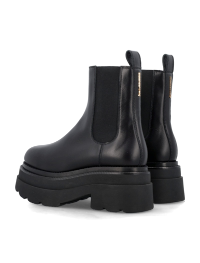 Shop Alexander Wang Carter Platform Loafer Boot In Black