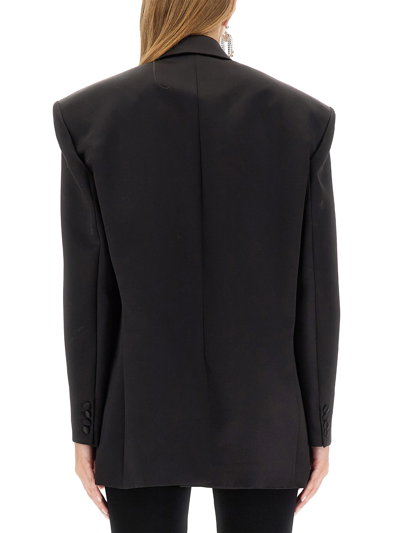 Shop Magda Butrym Oversize Fit Jacket In Nero