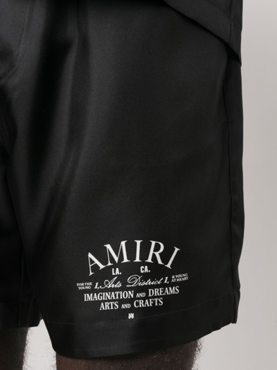 Shop Amiri Shorts Con Stampa Logo