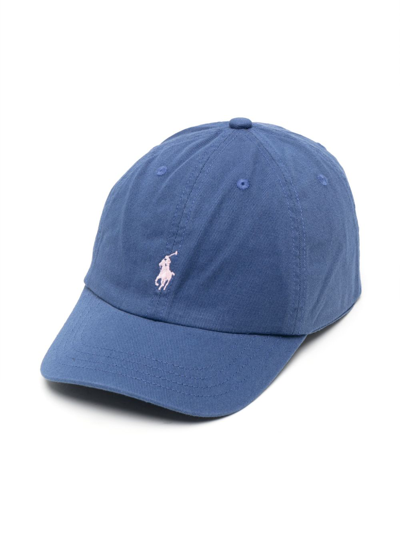 Shop Ralph Lauren Cappello Con Logo In Blue