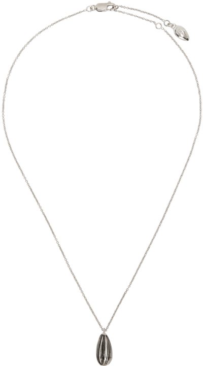 Shop Lemaire Silver Girasol Necklace In Bk927 Silver