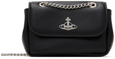 Shop Vivienne Westwood Black Small Logo Bag In N403 Black