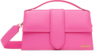 Shop Jacquemus Pink 'le Bambinou' Bag In 434 Neon Pink