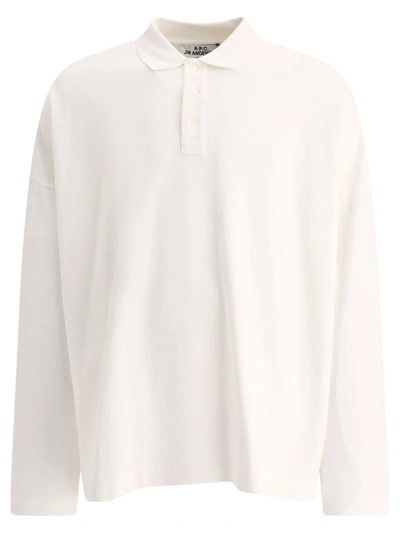 Shop Apc " X Jw Anderson" Polo Shirt In White