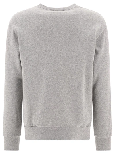 Shop Apc A.p.c. "leon" Sweatshirt In Grey