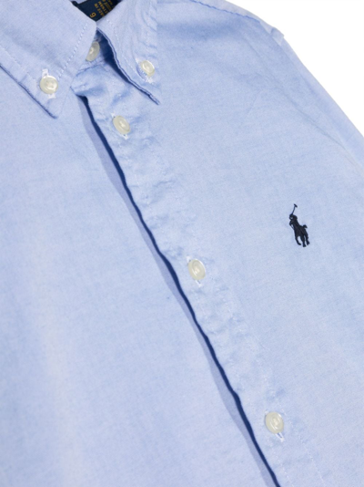 Polo Ralph Lauren Logo Shirt In Blue