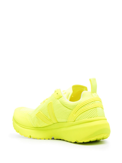 Shop Veja Condor 2 Mesh Low-top Sneakers In Yellow