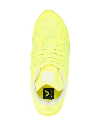 Shop Veja Condor 2 Mesh Low-top Sneakers In Yellow