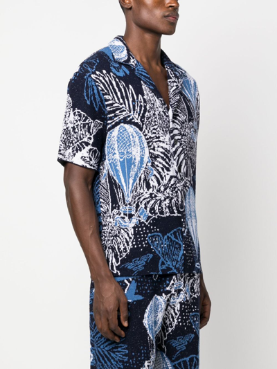 Printed cotton shirt by Emporio Armani