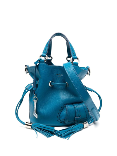 Shop Lancel Small Premier Flirt Bucket Bag In Blue