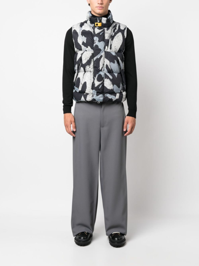 Parajumpers Graphic-print Padded Gilet In Neutrals